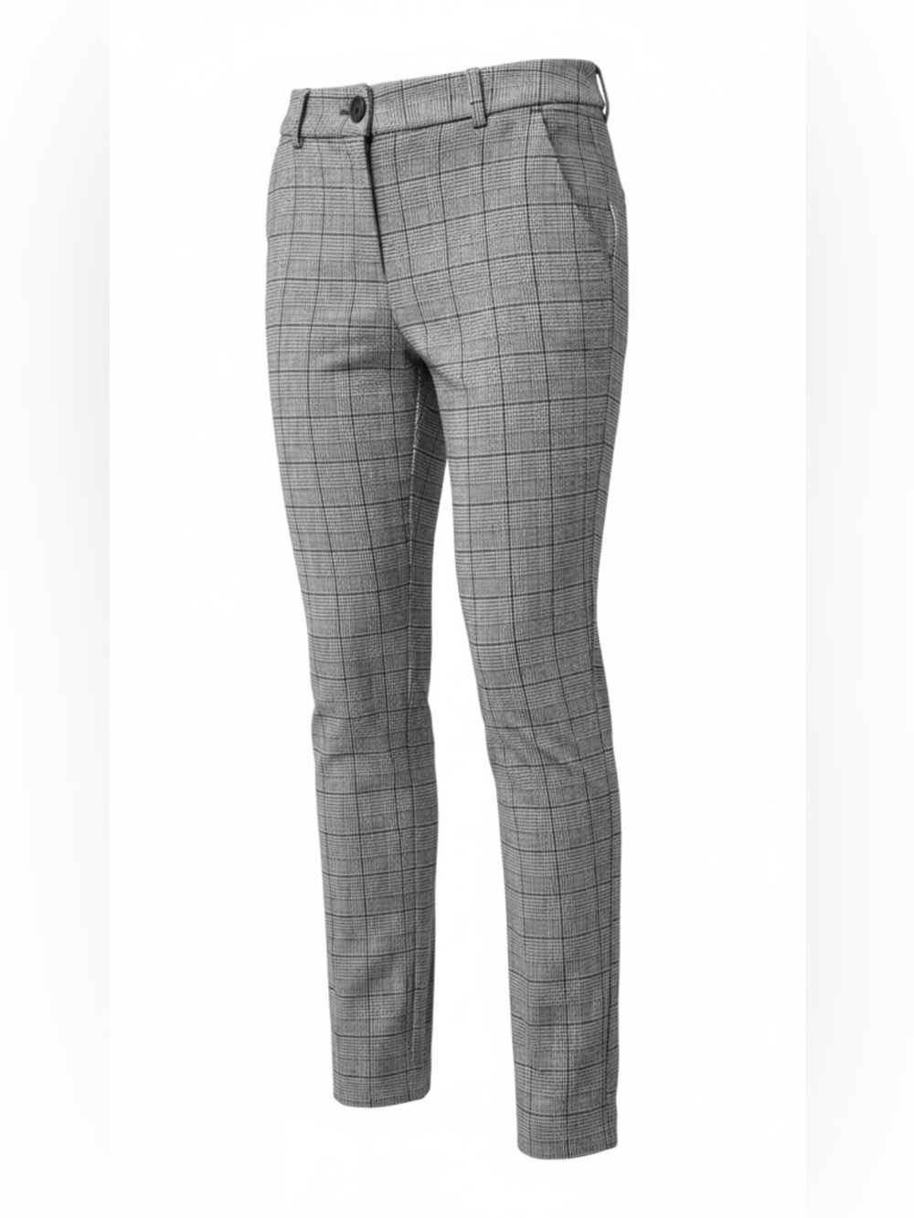 Loft High-Waist Skinny Plaid Pants Size Petite 00